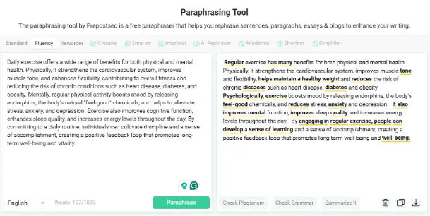 paraphrasing tool