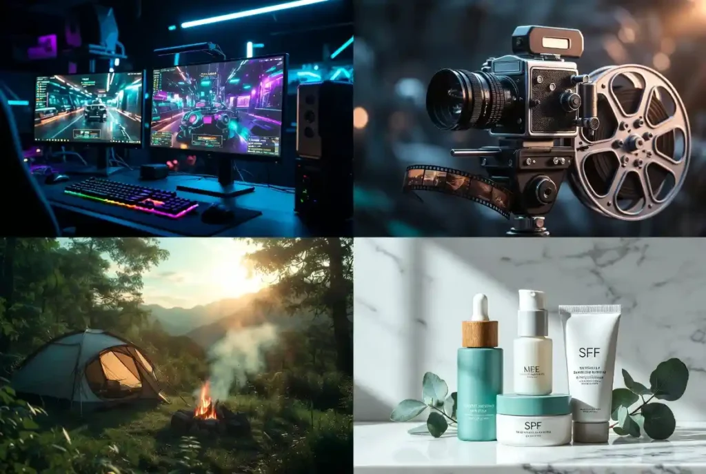 Compétitions d'esports films documentaires guide de camping conseils de skincare